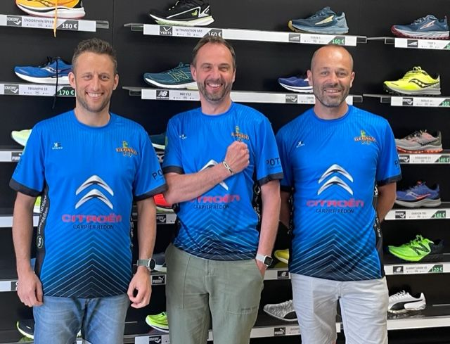 Les Rex Runners - Réception des maillots chez Terre de Running Redon